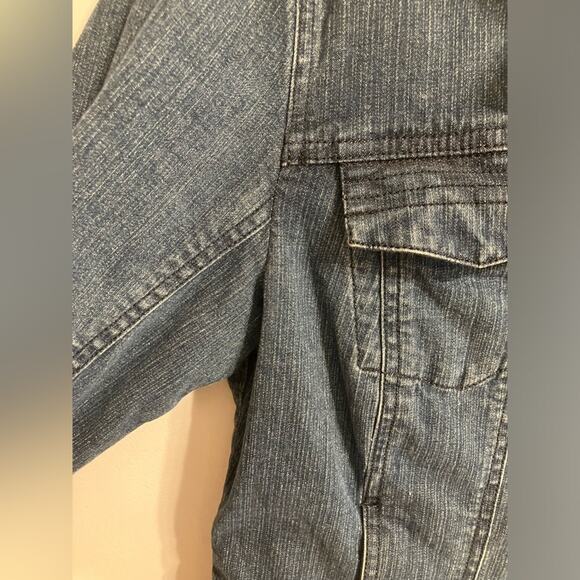 Coldwater Creek Denim Jacket Womens size 6 Classic Spring Minimalist Pockets - Picture 3 of 11